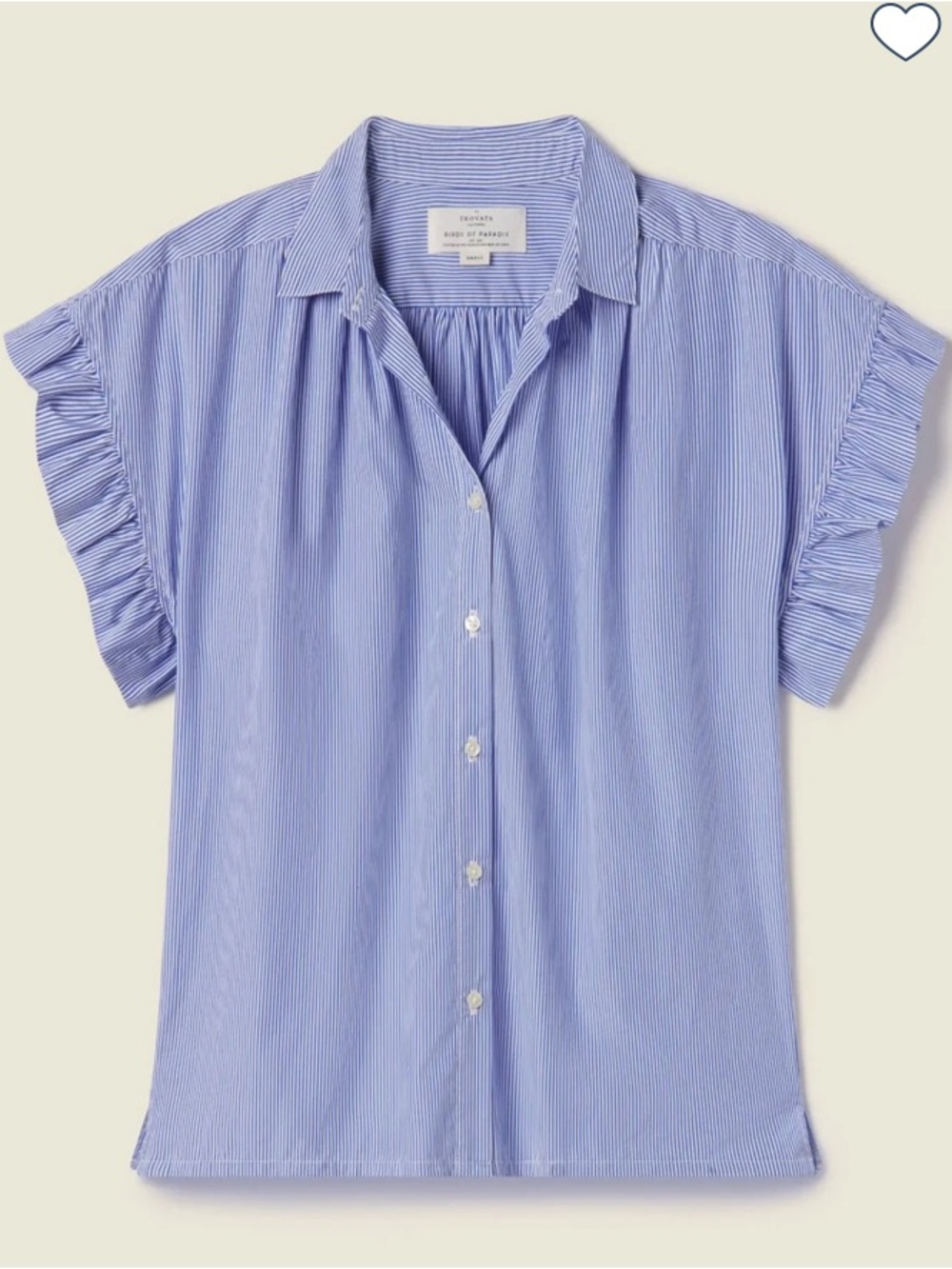 Trovata Birds of Paradis Marianne B Ruffle Shirt